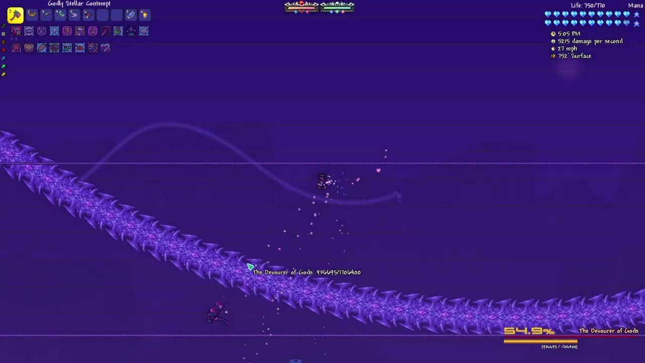 Devourer of Gods (Melee) | Malice Death | Terraria Calamity Mod