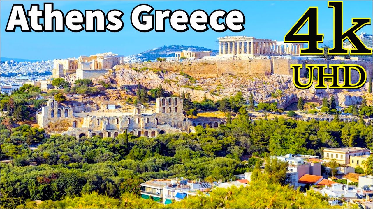 Athens Greece in 4K UHD