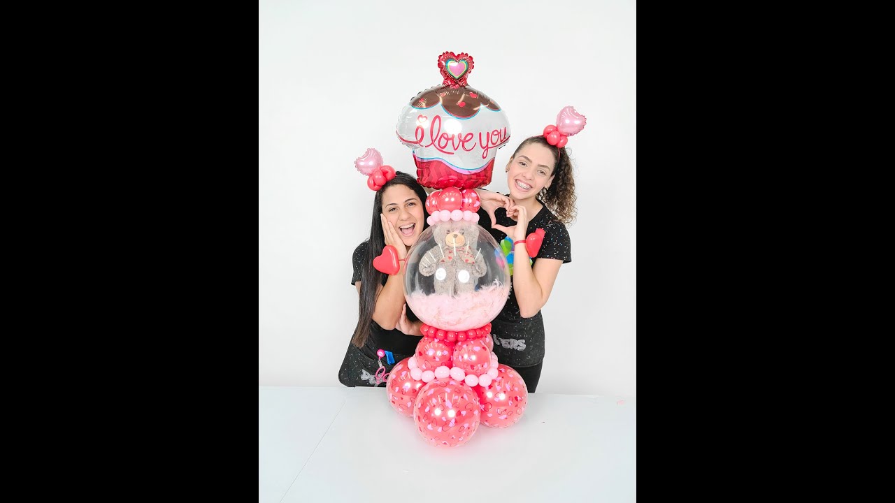 REGALO PARA EL 14 DE FEBRERO ❤ Arreglo Con Globos para el día DE SAN VALENTIN 🎁