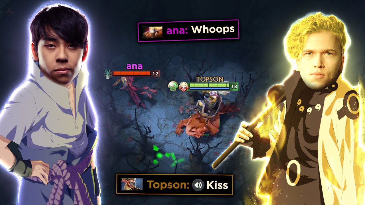 Topson meets against his T1 teammate Ana in RANKED 🔥