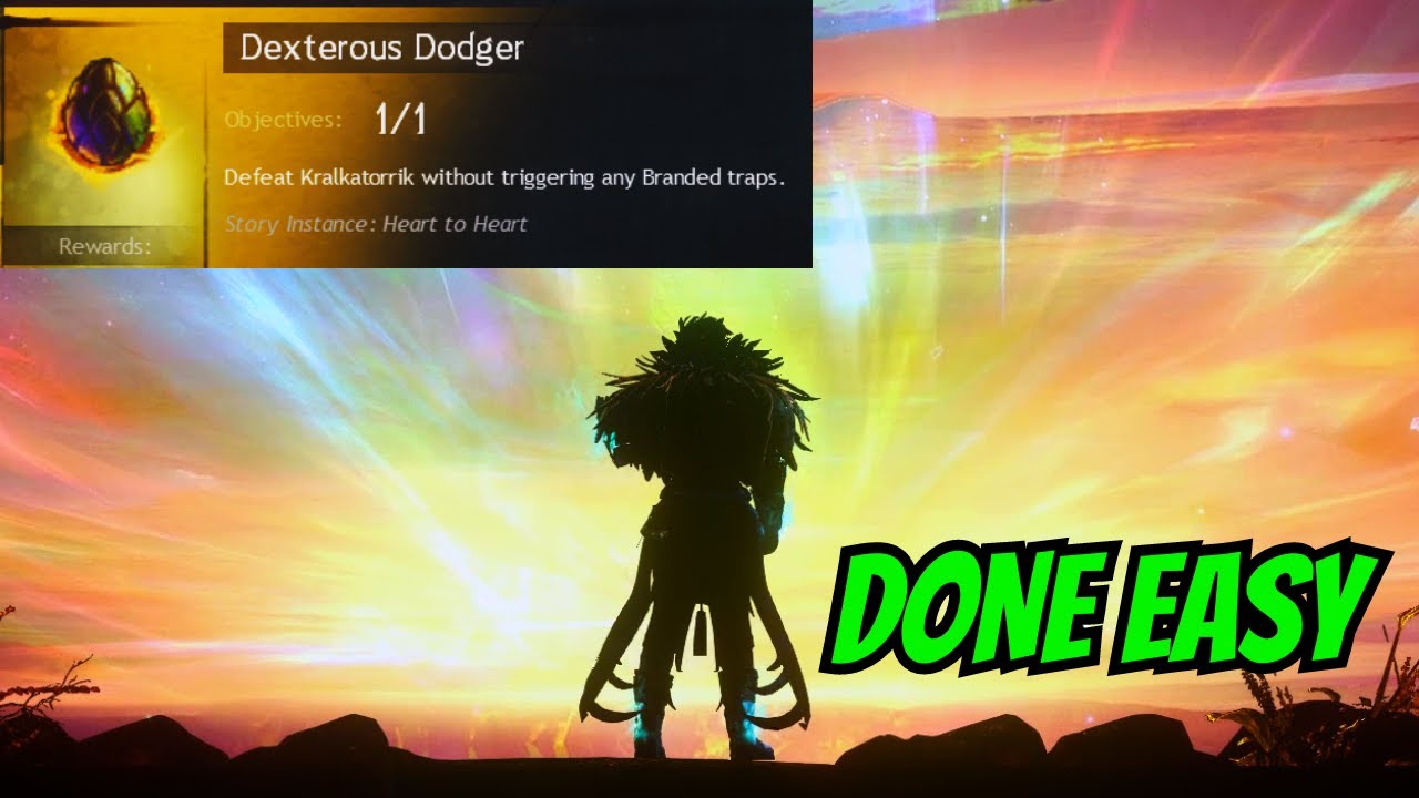 Dexterous Dodger Achievement - GW2 LWS4 War Eternal for Legendary Trinket Vision