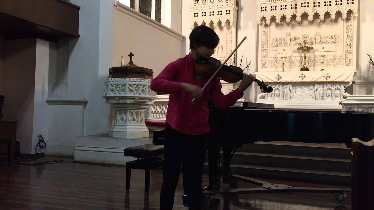 Solo violin: Bach Allemande in d minor
