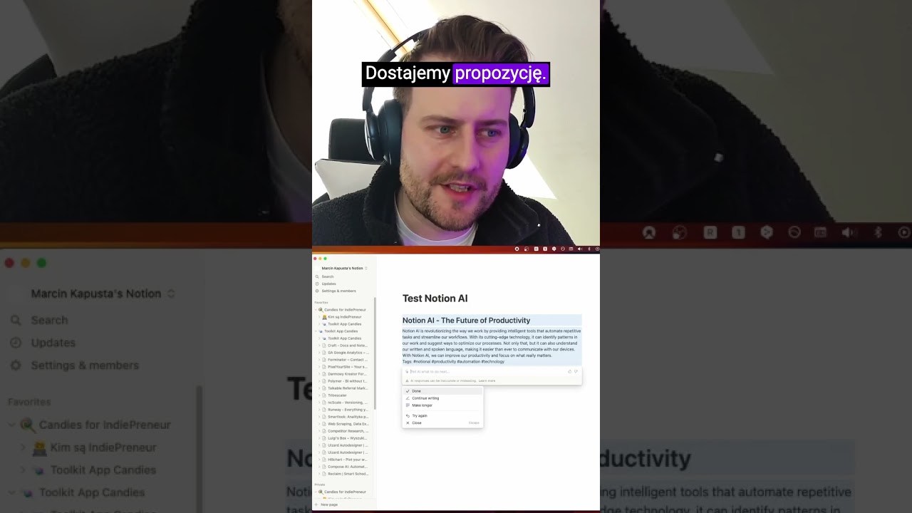 Czy ten słynny asystent (Notion AI) ze sztuczną inteligencją do pracy szkoły i na studia, Działa?