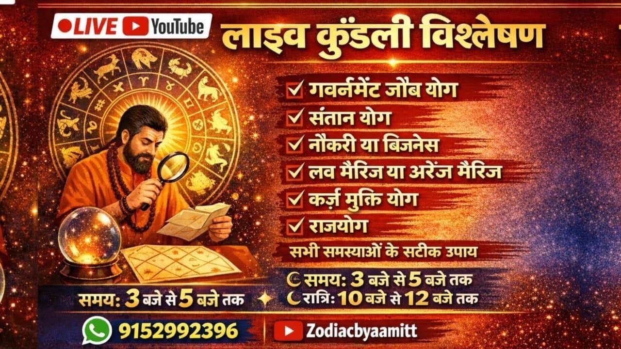 ZodiacByAamitt Astrology Live | फ्री कुंडली विश्लेषण #astrology #freekundli #viral #bestastrologer