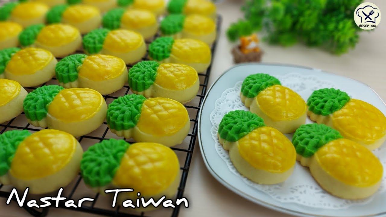 Resep Nastar Taiwan Bentuk Nanas Yang Cantik Lembut Dan Lumer Dimulut