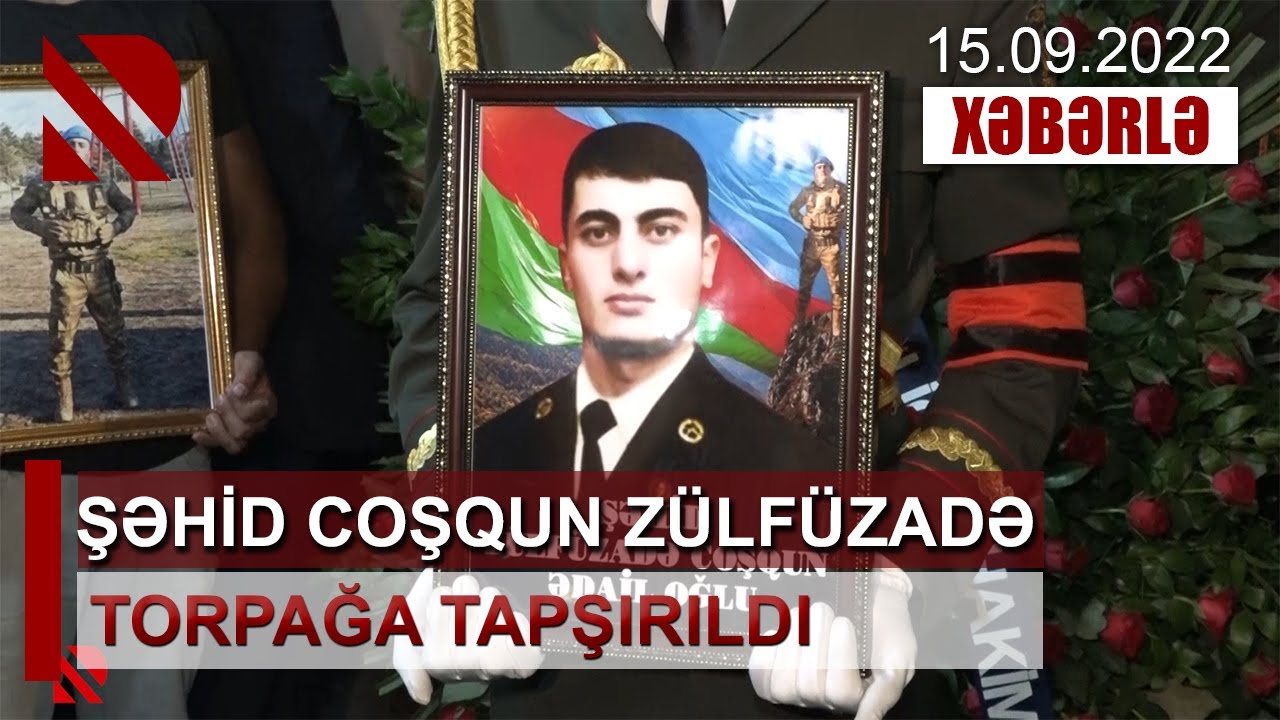Şəhid Coşqun Zülfüzadə torpağa tapşırıldı
