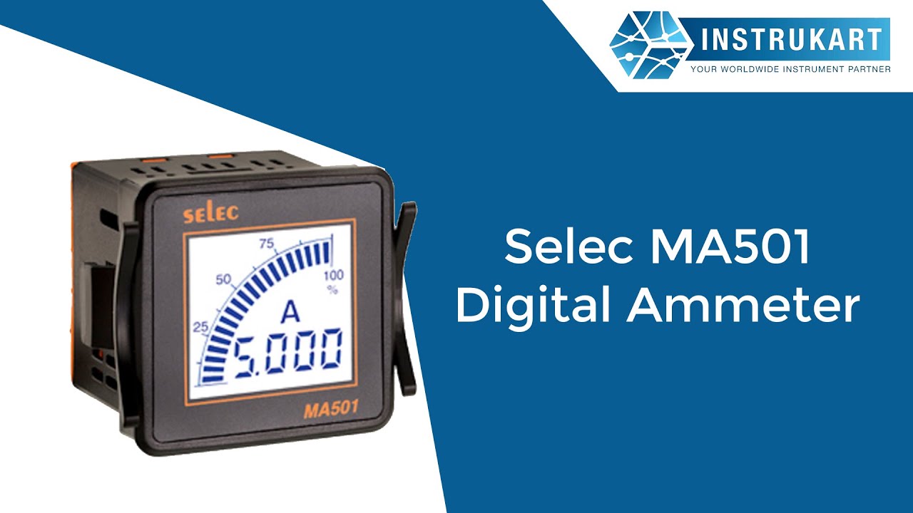 Selec MA501 Digital Ammeter | Current Meter