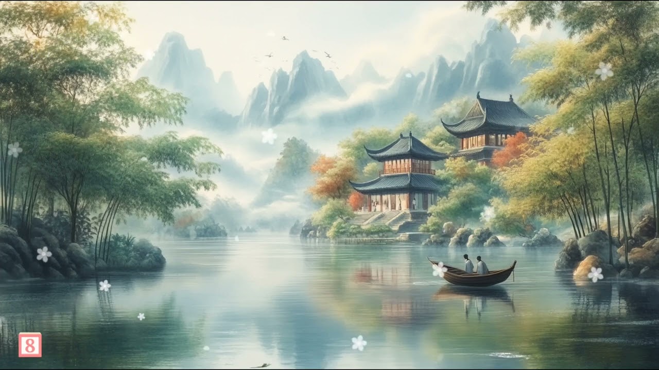 輕鬆的中國音樂：古箏、琵琶、竹笛、二胡 Relaxing Chinese Music : Guzheng, Pipa, Bamboo Flute & Erhu - #古典音樂