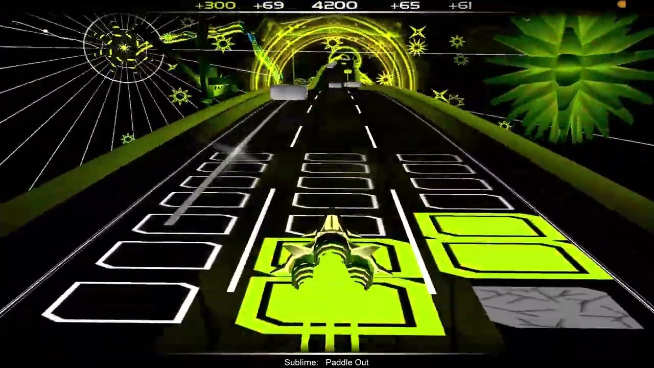 Sublime - Paddle Out (Audiosurf Ninja Mono Ironmode)