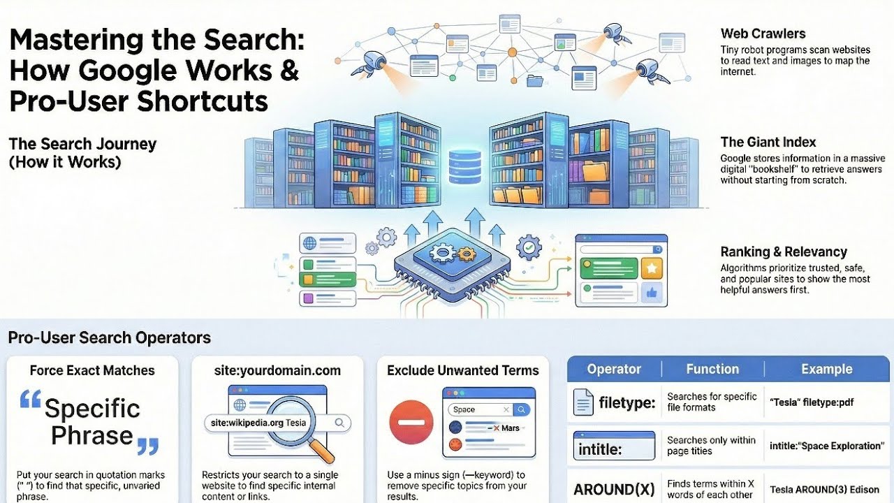 Google Search Secrets You Should Know! 🔍 Pro Search Operators Guide#new #google #ai #gemini 