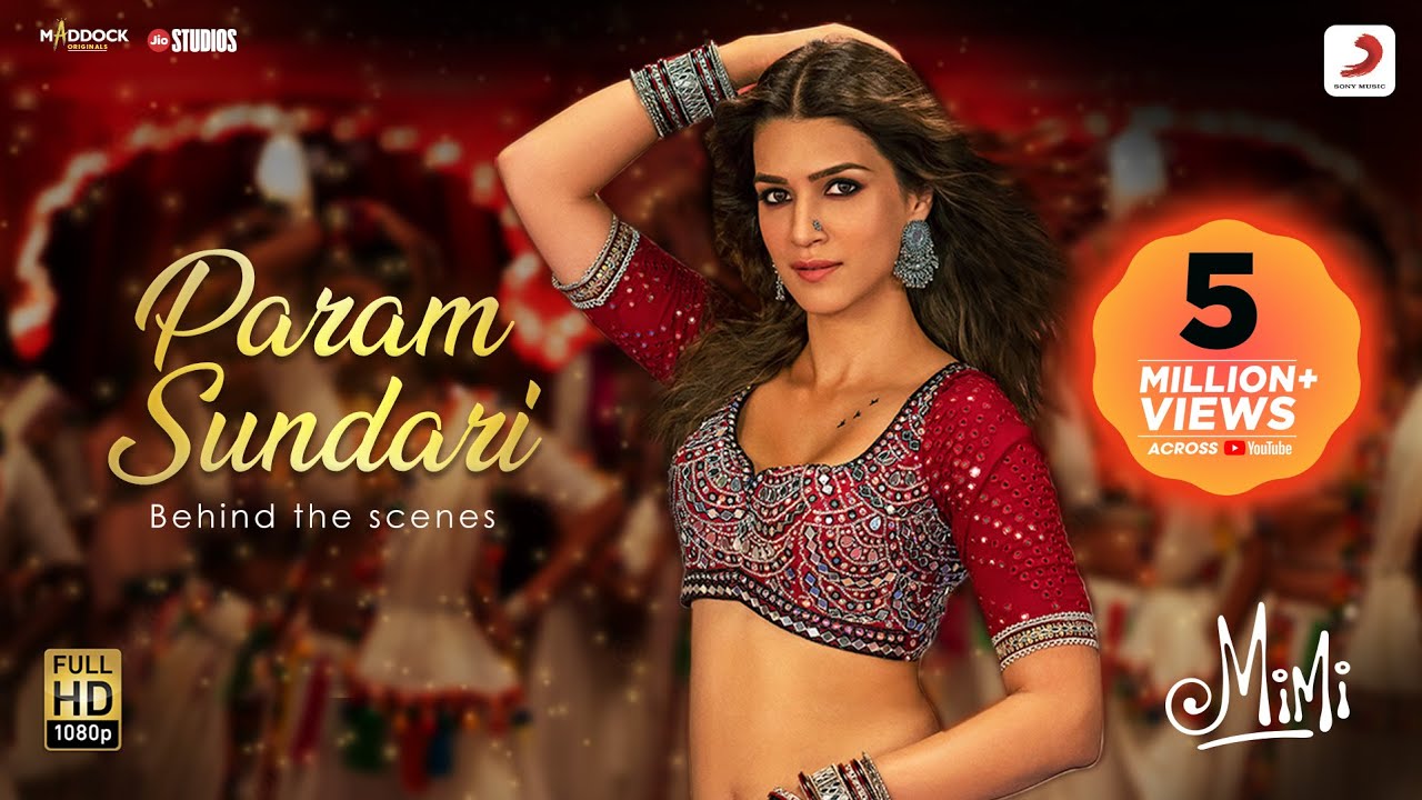 Param Sundari – Behind The Scenes | Mimi | Kriti Sanon, Pankaj Tripathi |@ARRahman | Shreya G