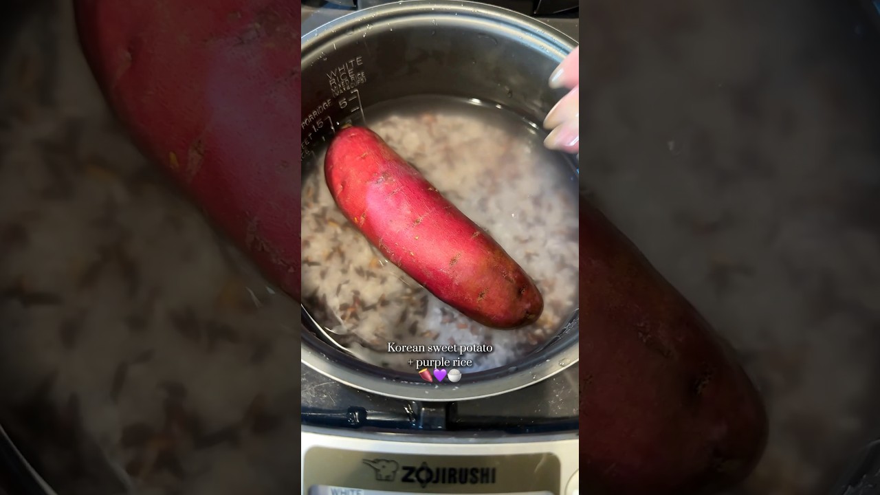 This is your sign to add a sweet potato in your rice! #sweetpotato #rice #easyrecipe