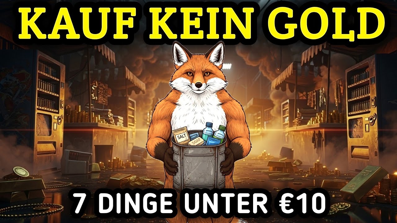 7 Dinge unter 10€ die nach dem Crash mehr wert sind als GOLD