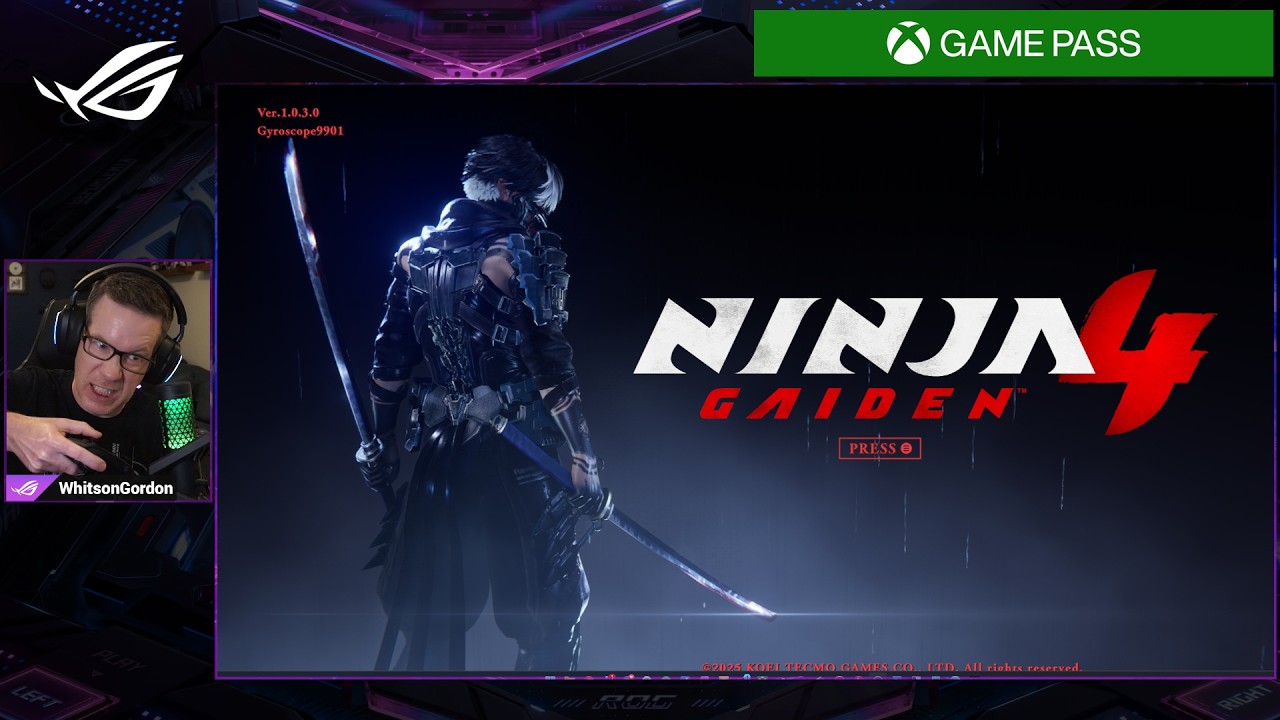 This ninja is back for BLOOD | Ninja Gaiden 4 with the ROG Raikiri II