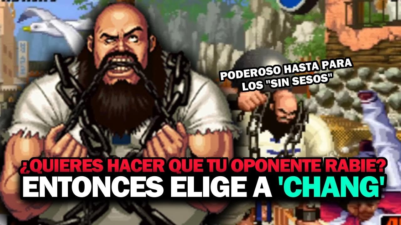 ¿Quieres enfurecer a tu rival en KOF 98? ¡Elige a Chang y verás!