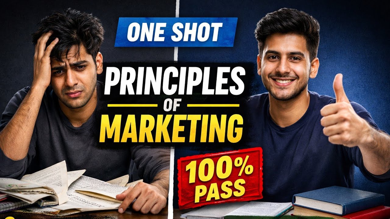 Principles of Marketing Semester 3 One Shot 🎯 | B.Com Programme & Hons | DU SOL Exam 