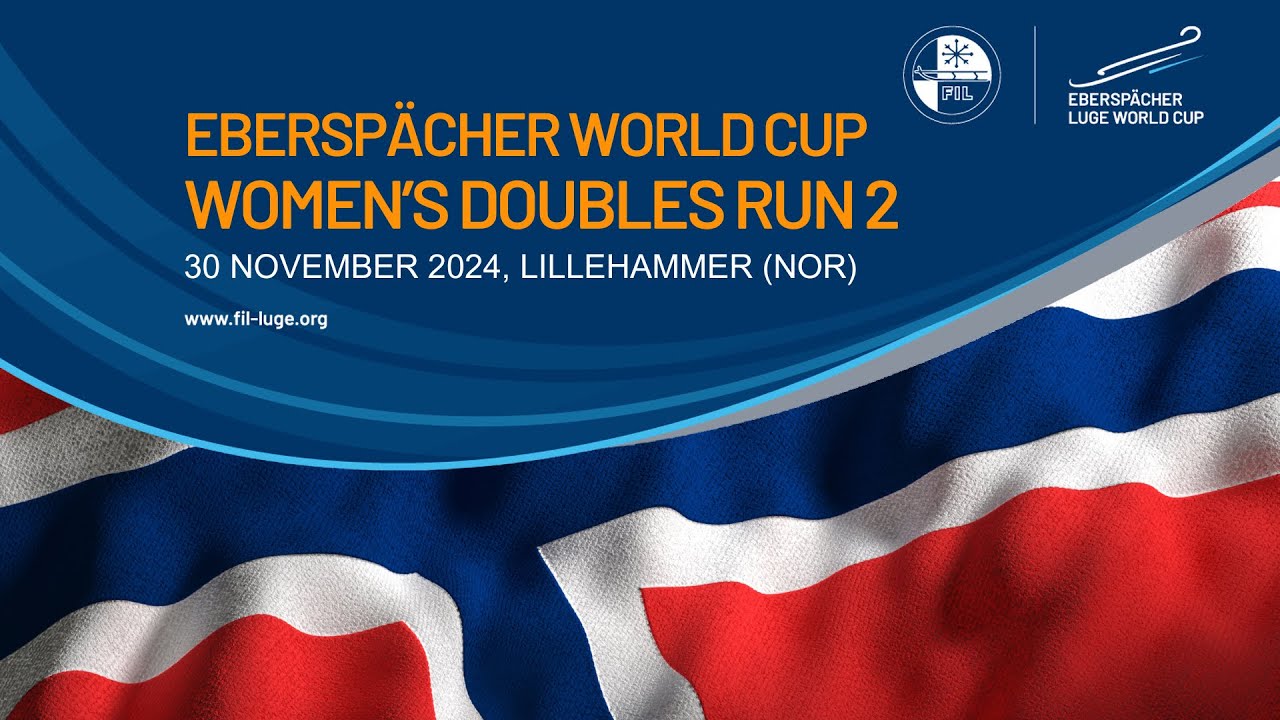Women's Doubles Run 2 | EBERSPÄCHER Luge World Cup - LILLEHAMMER, NORWAY 🇳🇴