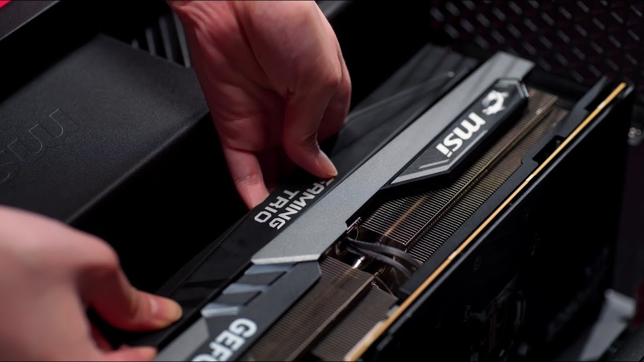 GeForce RTX&trade; 40 GAMING X TRIO Series Graphics Card Support Bracket Installation | MSI