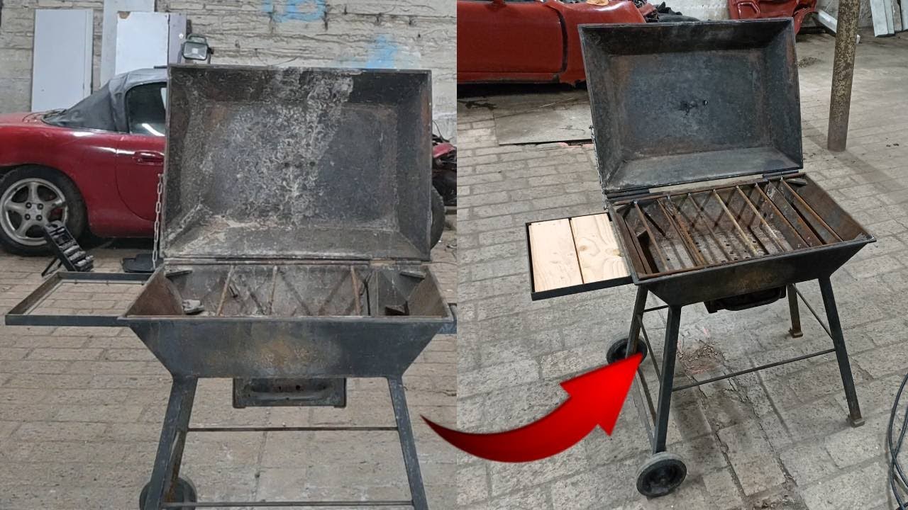Oprava a Zprovoznění Grilu ze Sběru Železa