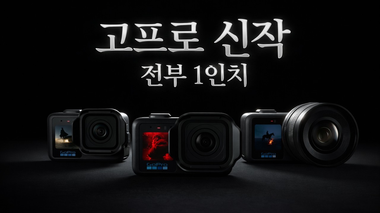 고프로 미션1 출시임박! dji 포켓4 게섯거라!!