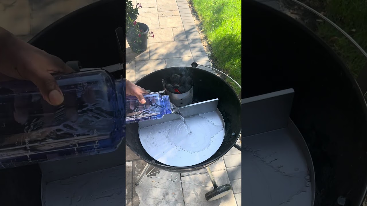 Offset smoker quality bbq Weber Kettle setup  #bbq #grill #webergrills #weberkettle #flametechgrills