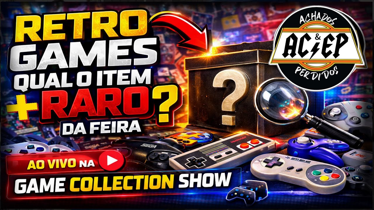Live Feira Retro Games Jabaquara SP
