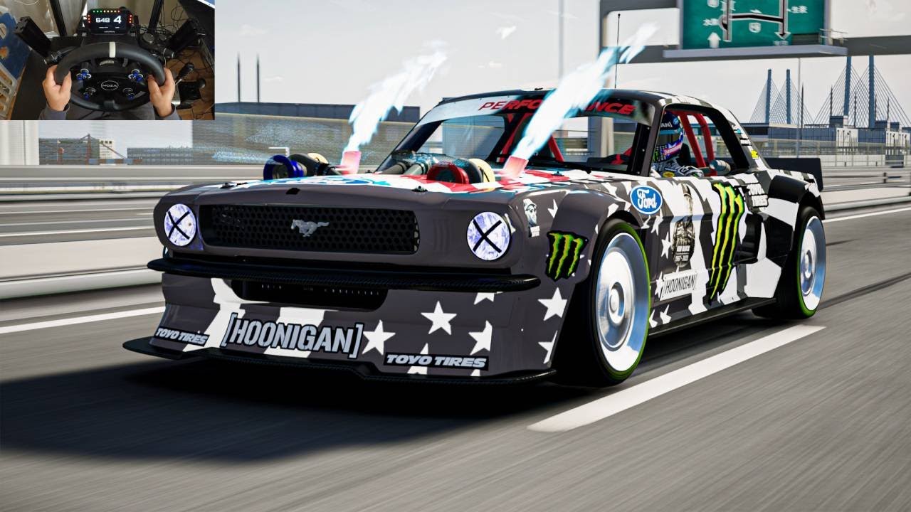 Ken Block's 5,000HP Twin Turbo Ford Mustang - Assetto Corsa Gameplay