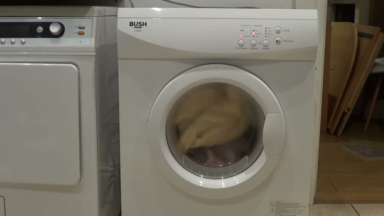 Review of Bush V7SDW and V7SDB 7kg sensor dryer