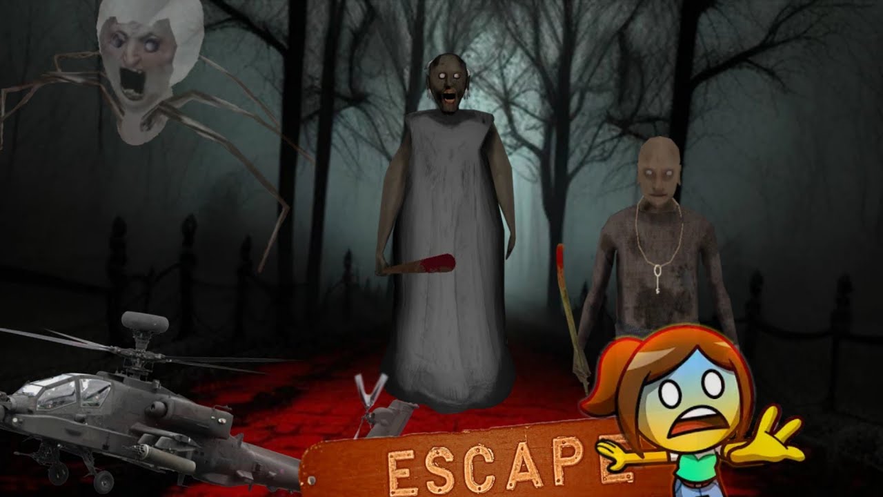 Granny chapter 2 escape to escape Karenge ye to uninstall Karenge 😵‍💫 #shortfeed #viral
