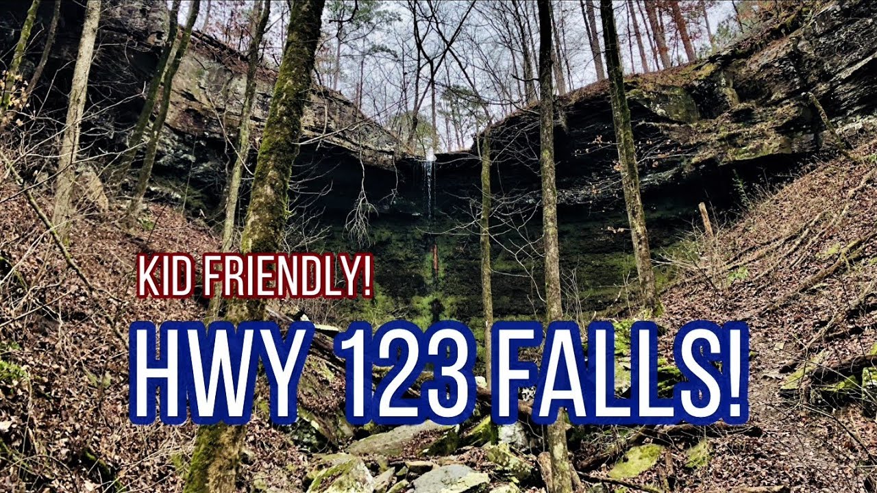 HWY 123 Falls, Near Hagarville - Waterfalls in Arkansas