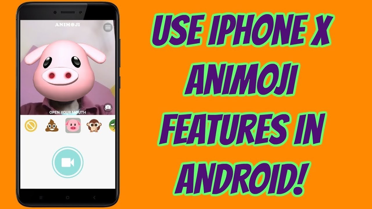 IPhone X Animoji Features in ANDROID!
