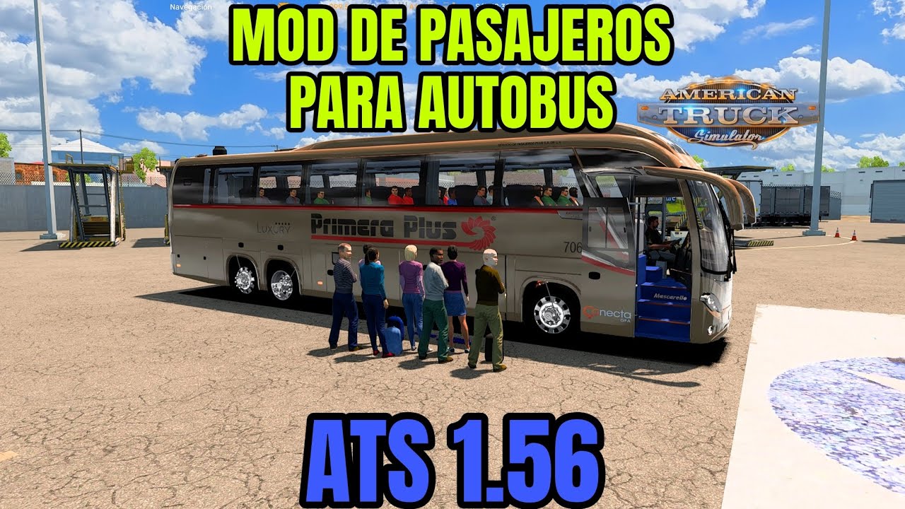 Mod de pasajeros trabajos para Autobus ATS 1.56 y ATS 1.57 