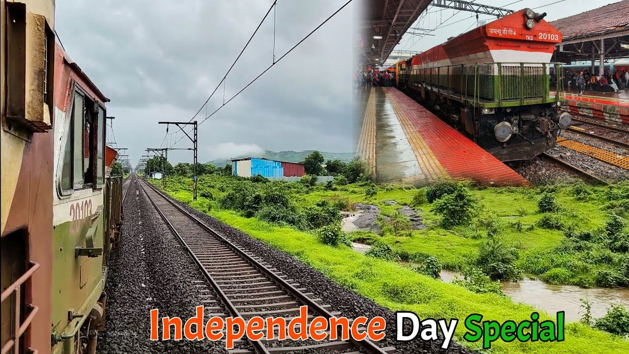 A Short Ride Behind Tricolour Emd : 09627 Ajmer Solapur special