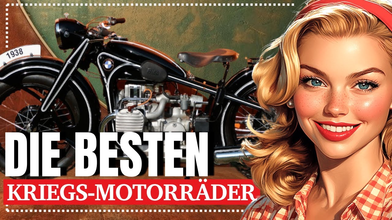 Diese 6 IKONISCHSTEN Motorr&auml;der pr&auml;gten den Zweiten Weltkrieg!