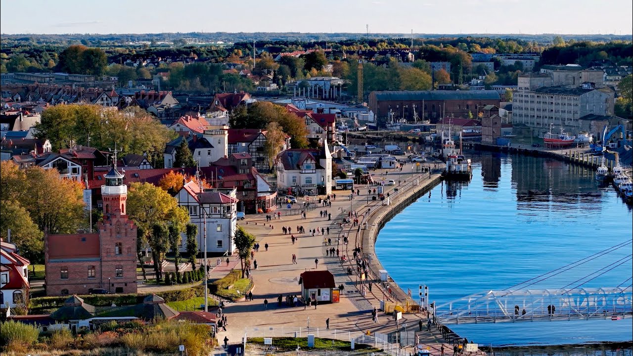 USTKA Z DRONA | PROMENADA | PLAŻA | PORT | JESIEŃ 2025 [4K]