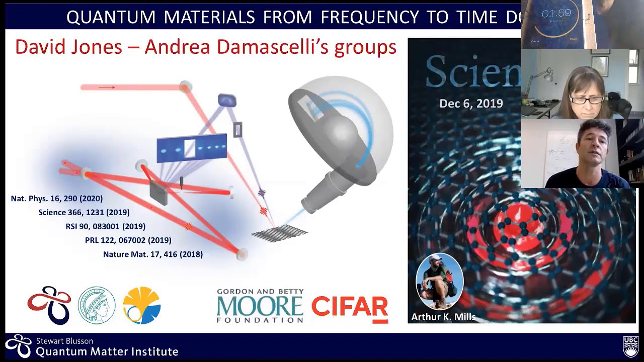 Quantum Materials: from Frequency to Time Domain - Dr. Andrea Damascelli