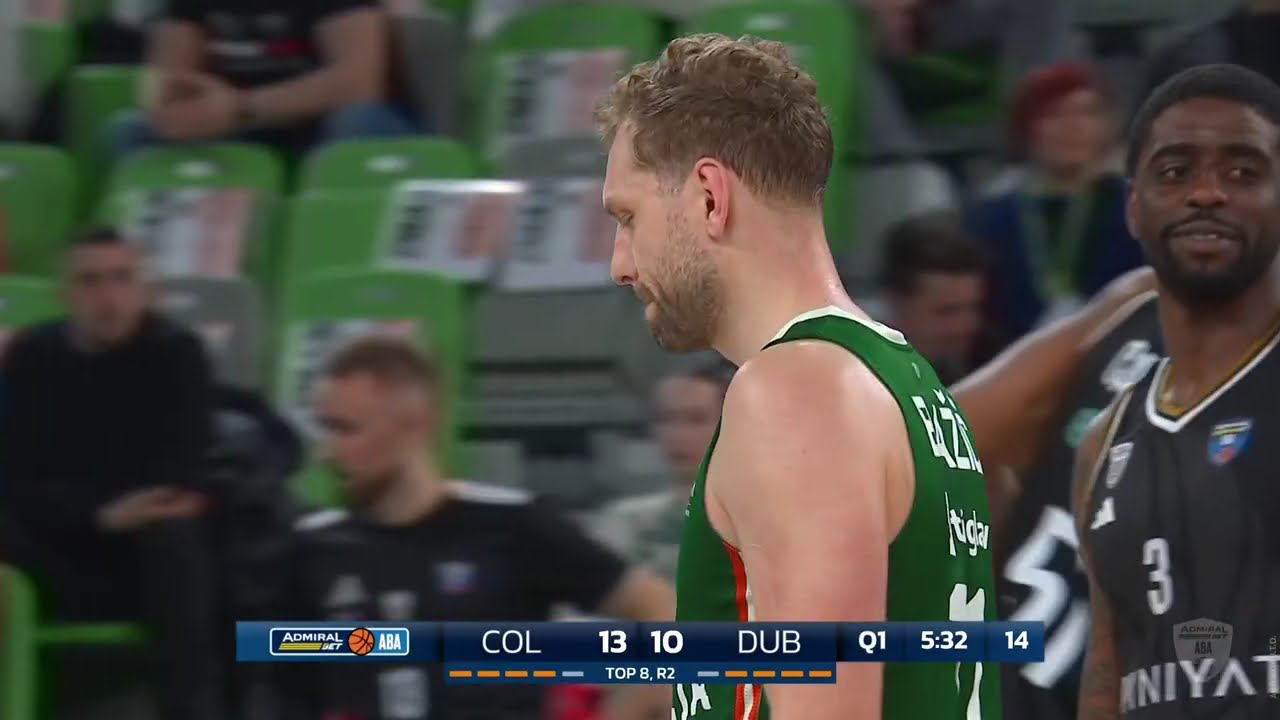 AdmiralBet ABA League 2025/26, Top 8 Round 2 match: Cedevita Olimpija – Dubai Basketball (8.3.2026)