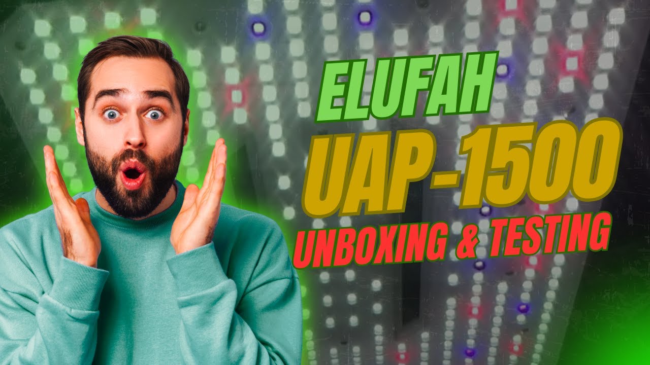 2x2 Budget Grow Banger LED!! Elufah UAP-1500 Unboxing, PAR, Wattage & Heat Test