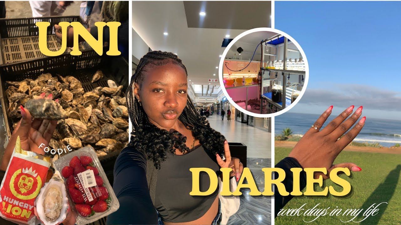 UNI DIARIES 🤍🌸| Realistic week im my life 💗class- field trips -trying oysters🦪#fyp #namibianyoutuber