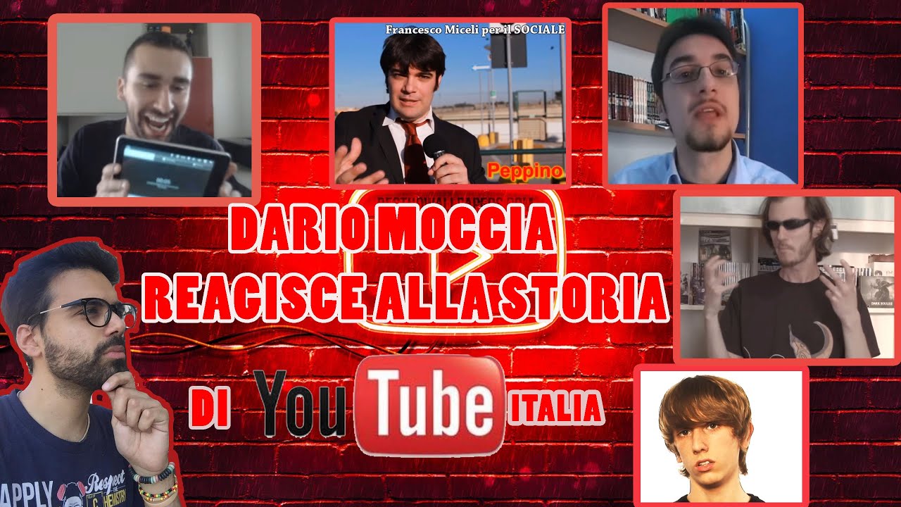 Dario Moccia reagisce alla storia di Youtube Italia!