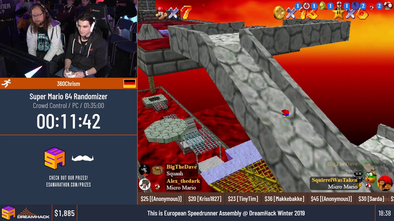 Super Mario 64 Randomizer [Crowd Control] by 360Chrism - #DHW19