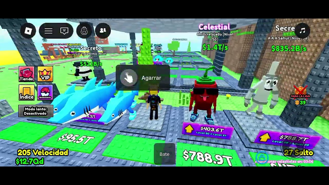 Probé escapa de la lava por brainrots:3