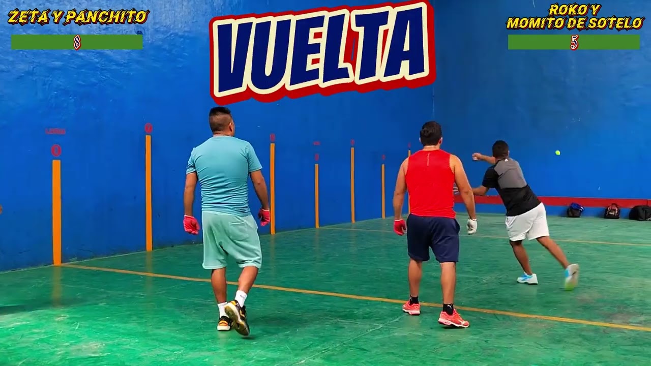 Zeta y Panchito vs Rocko de C. U y Momito de Sotelo 2do CUADRANGULAR (frontón Playas) Olé Tantote