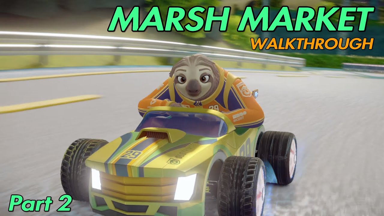 Disney SpeedStorm Walkthrough | Partners in Paw | Marsh Market | Part 2