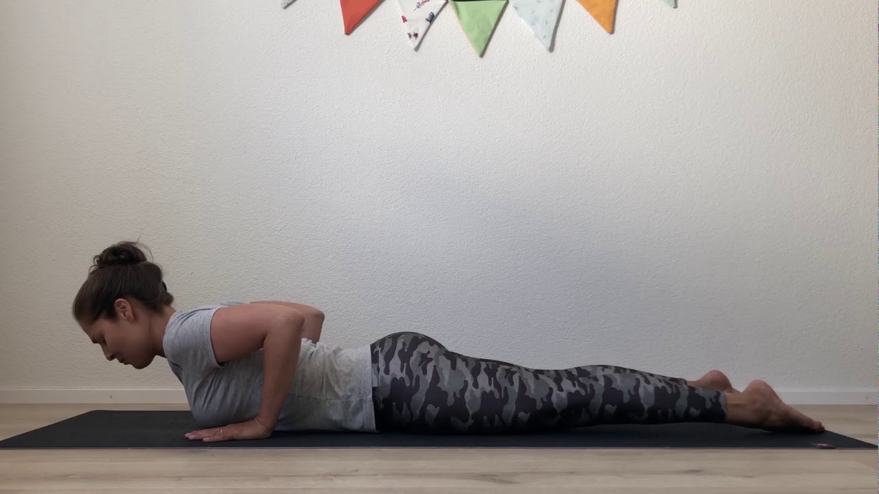 Asana Bibliothek: Kobra und hinaufschauender Hund