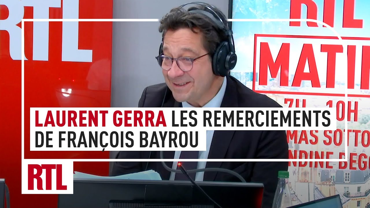 Laurent Gerra : les remerciements de Fran&ccedil;ois Bayrou !