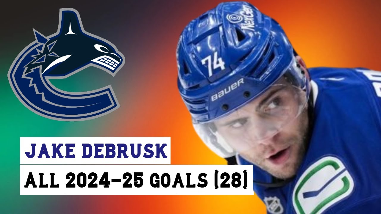 Jake DeBrusk (#74) All 28 Goals of the 2024-25 NHL Season