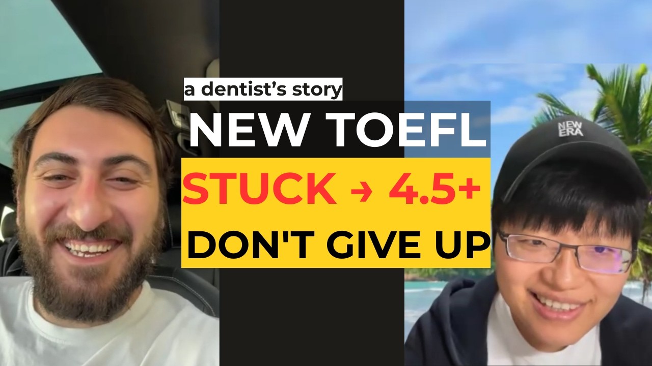 New TOEFL 4.5 Story: International Dentist in the US Finally Passes (Speaking 5.5, Never Give Up)