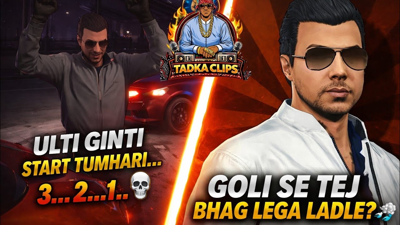 Goli se Tej Bhaag Lega, Ladle? 🔫💨/Tadka clips/Soulcity 2.0 by EchoRP HIGHLIGHT#s8ul 