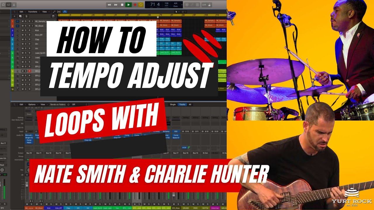 Tempo Matching Loops in Logic Pro w/ Nate Smith & Charlie Hunter